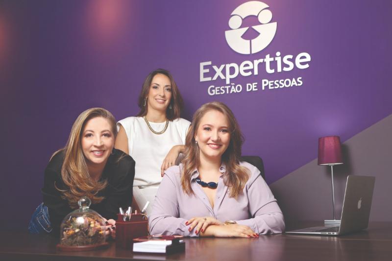 Roberta Cavalcante, Camila Delovo Crema e Débora Avellaneda, fundadoras da Expertise Gestão de Pessoas