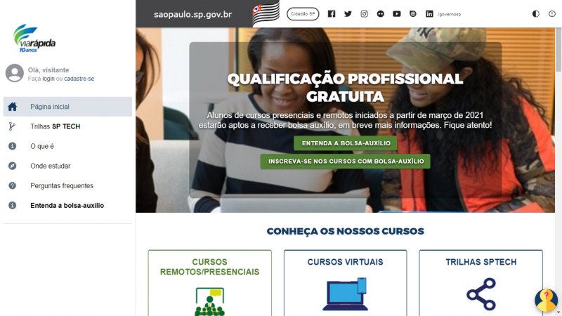 Inscrições já estão abertas e podem ser realizadas pelo site do programa