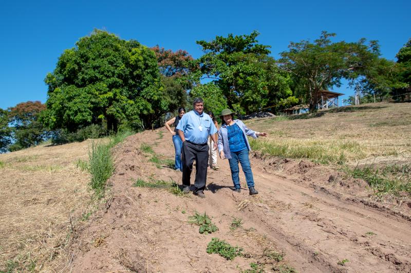 Centro de Formação está sendo construído num sítio de 7 alqueires