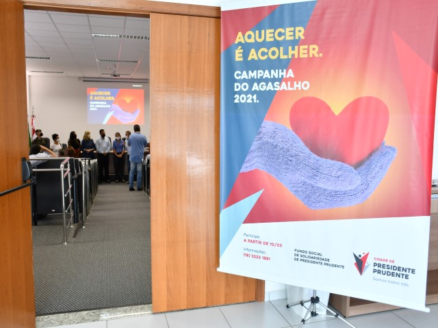 Com slogan "Aquecer é acolher", campanha foi lançada na manhã desta terça-feira