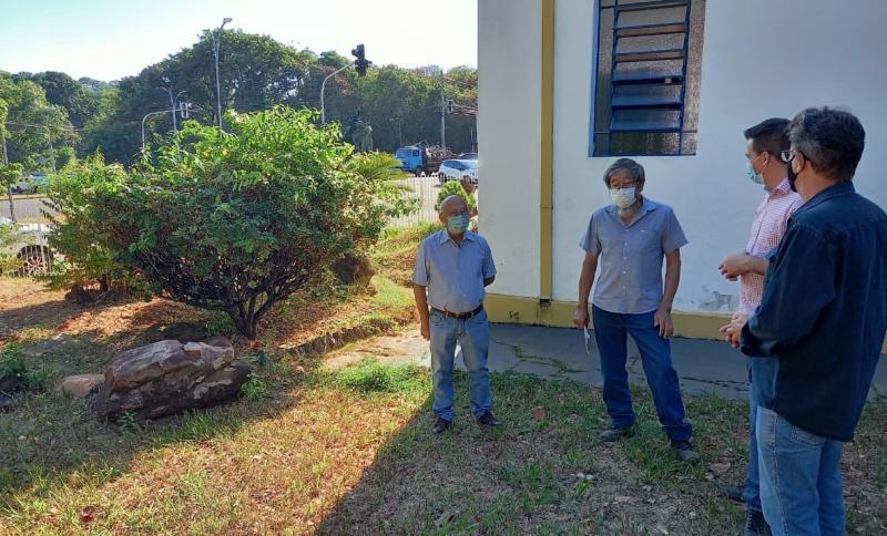 Recuperação do jardim integra o projeto de reforma realizado em todo o complexo