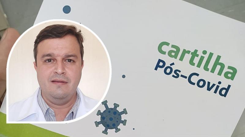 Ricardo participou da elaboração da cartilha “Pós-Covid” da cooperativa de saúde