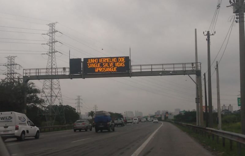 Ação conta com exibição de mensagens alusivas à campanha em painéis eletrônicos nas rodovias