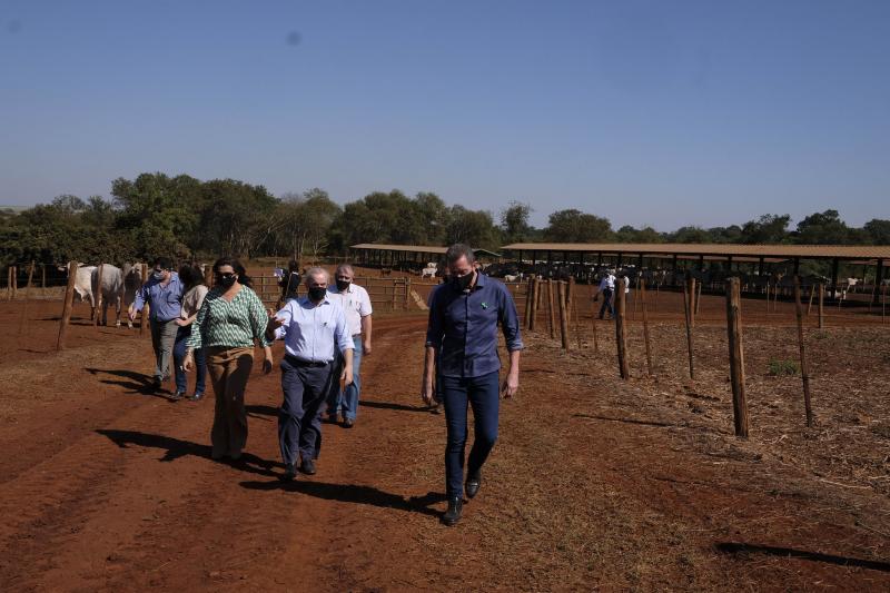  O secretário da Agricultura, Itamar Borges, em visita institucional no interior de São Paulo 