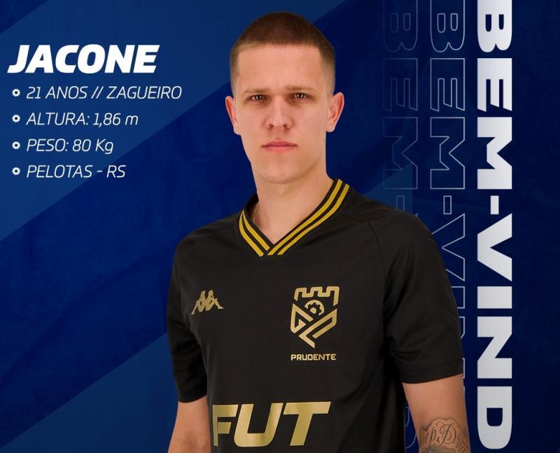 Sétimo contratado da equipe 2021, o zagueiro Jacone retorna a equipe prudentina