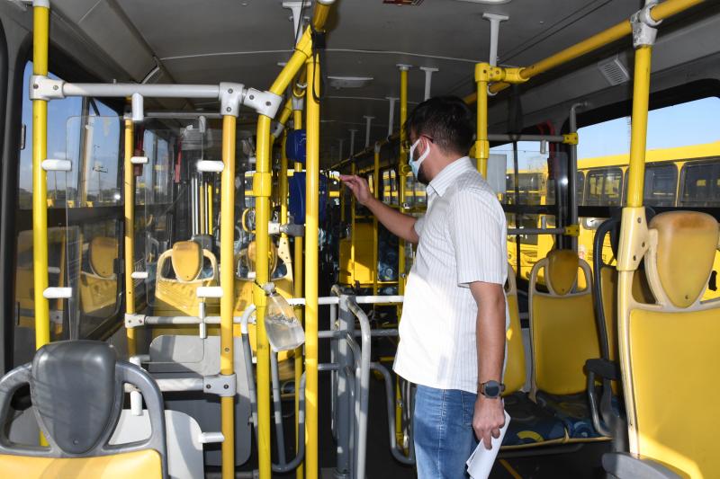 Na tarde de hoje, equipe fez sua segunda visita à empresa, com vistoria técnica em alguns ônibus