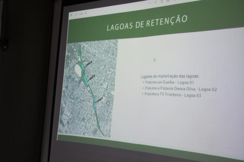 Lagoas de retenção são uma das medidas apresentadas pela Sosp