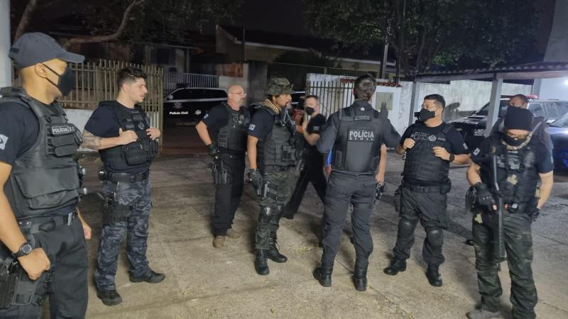 Ação contou com a participação de outras equipes de policiamento