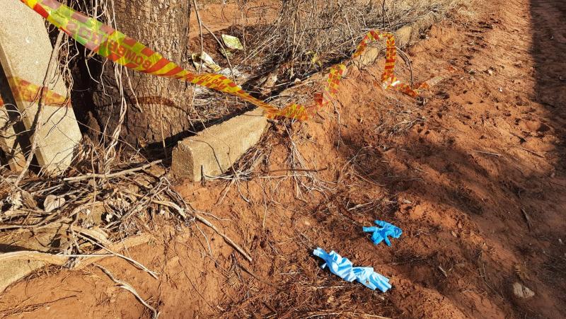 Partes do corpo estavam dentros de saco, em uma estrada de terra 