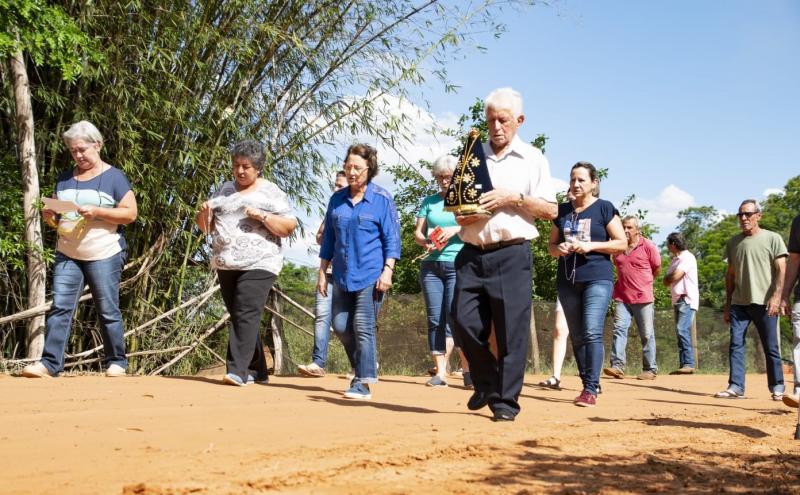 Padroeira foi homenageada pela comunidade do Bairro Ponte Alta