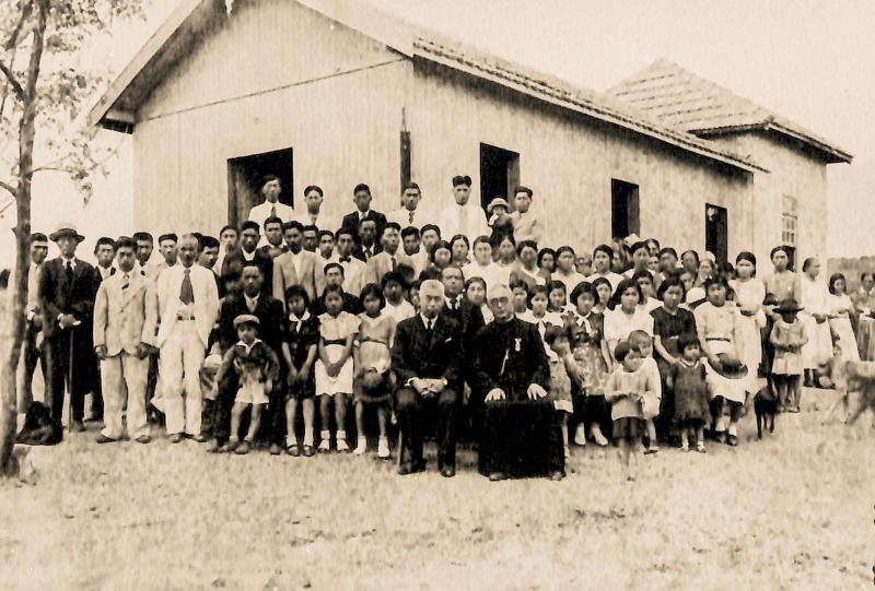 Padre Nakamura em missão evangelizadora no Brasil