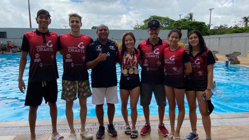 Entre os destaques da equipe, está Camila Yunna Kanegaki, que faturou 4 medalhas