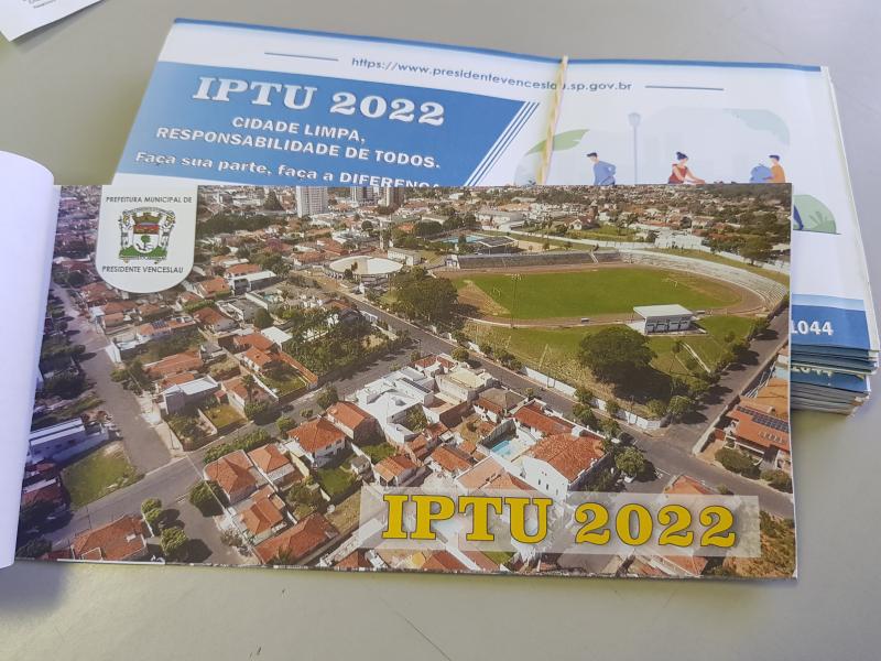 Cerca de 20 mil carnês de IPTU serão entregues neste ano