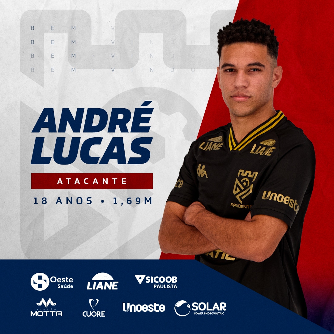 André Lucas entrou para a lista da equipe prudentina