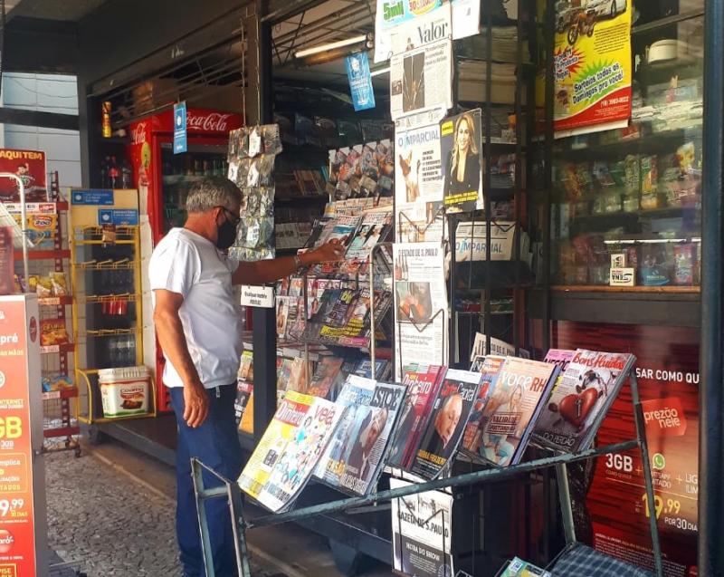 Gentil vai todos os domingos à banca buscar seus exemplares do Tex
