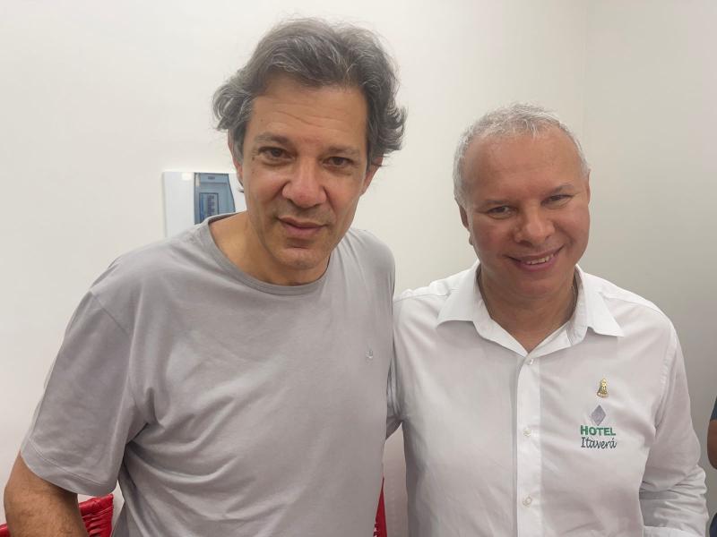  Anúncio foi feito durante a visita de Fernando Haddad à região