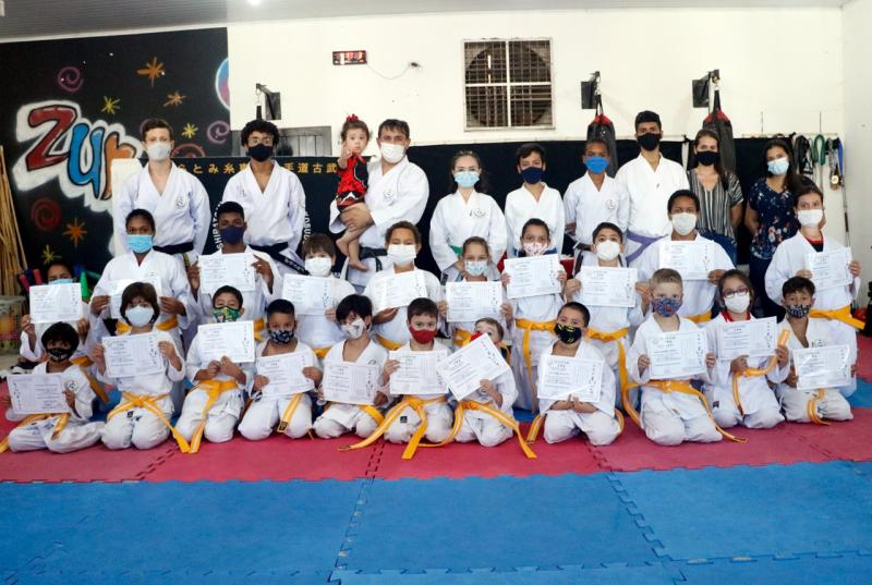 Exame de graduação de faixa é um momento muito especial e esperado na vida do carateca