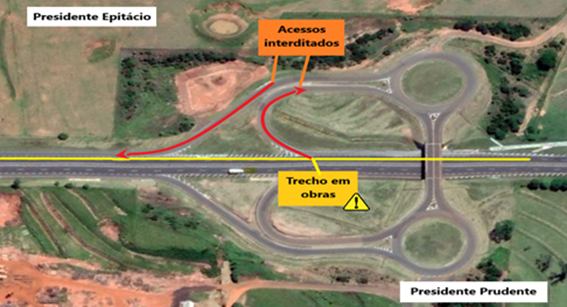 Manutenção em rodovia está programada para os dias 16 e 17