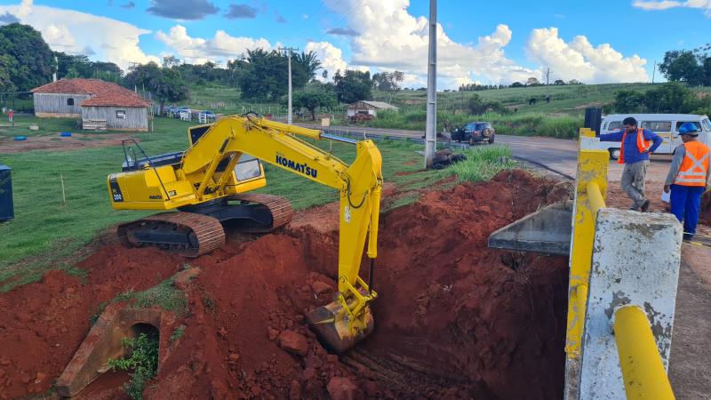 Empresa responsável pelas obras prevê que trabalhos sejam concluídos em 60 dias