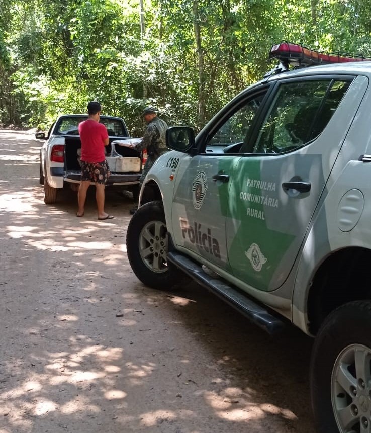 Vistoria foi realizada pela margem esquerda do Rio Paraná, na Estrada do Pontalzinho, em Rosana