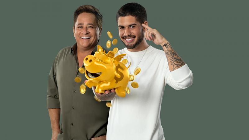 Em uma adaptação da música "Pensa em mim”, a campanha Poupança Premiada Sicredi traz a parceria com os cantores Leonardo e Zé Felipe