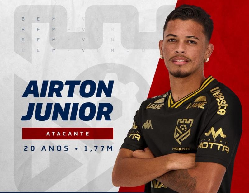 Airton Junior é mais um nome para o ataque prudentino, na Segundona