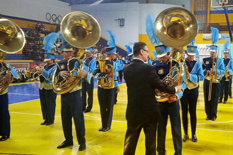 Campeã nacional em 2013, o projeto da Banda Marcial vem sendo retomado em Sandovalina