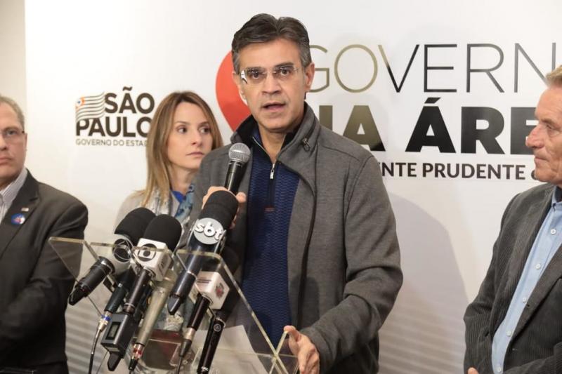 Rodrigo Garcia anunciou repasse ao HE durante coletiva de imprensa no Centro Cultural Matarazzo, em visita à região nesta sexta