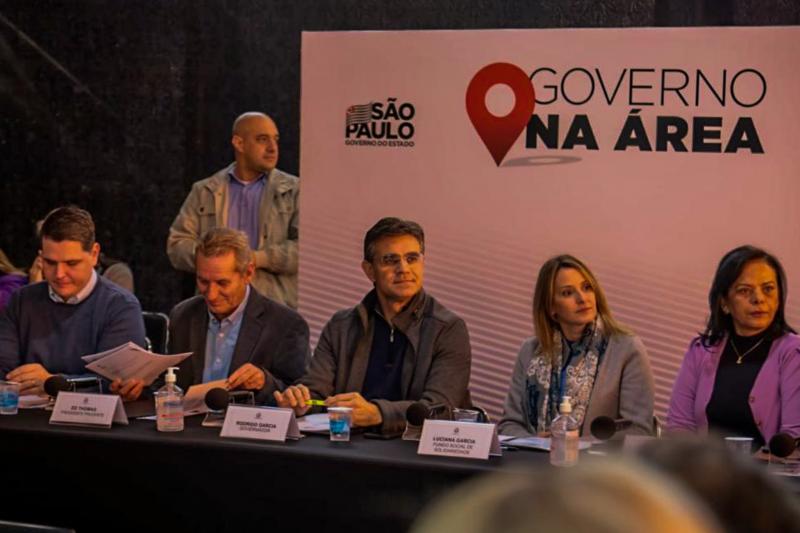 Rodrigo Garcia esteve ontem na região de Prudente, no evento “Governo na Área”