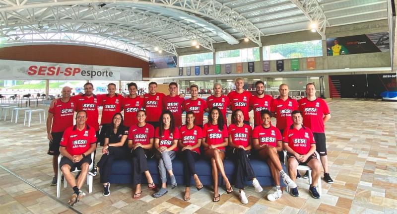 Equipe do Sesi-SP com 25 nadadores cega no domingo na cidade