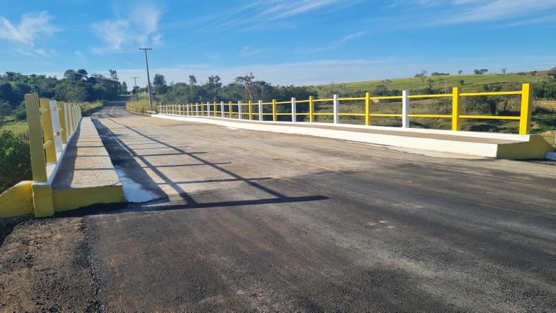 Ponte passou por manutenção após danos causados por forte chuva