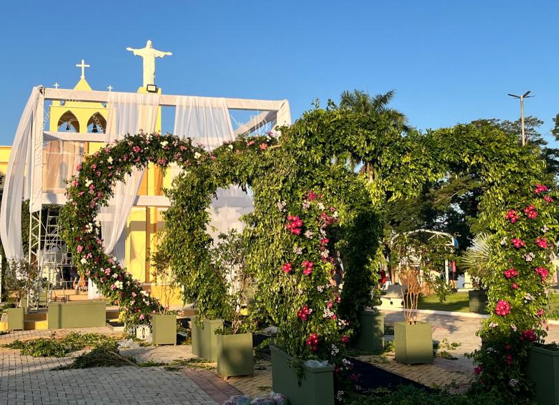 Durante os últimos dias, local foi preparado para receber a grande festa de hoje