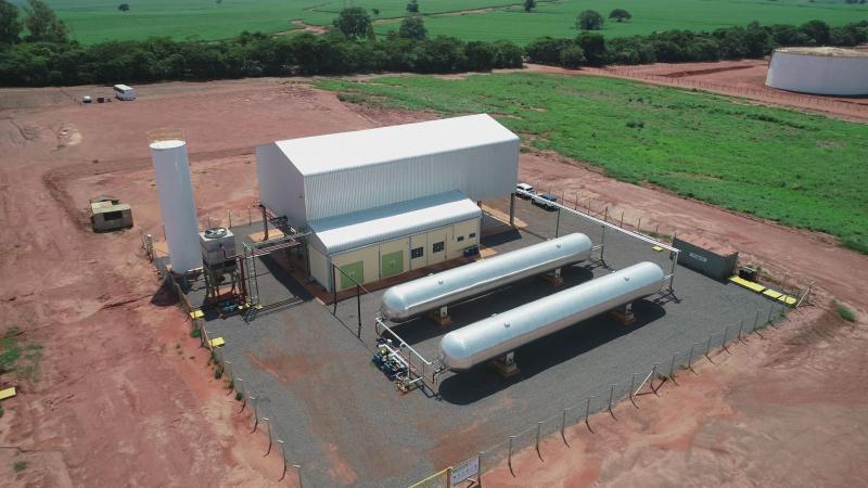 Planta começou sua operação em junho e o primeiro contrato fechado para venda do CO2 food grade foi com uma cervejaria local do oeste paulista