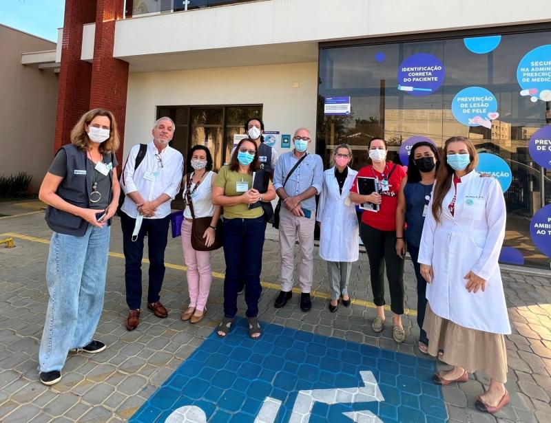 Equipe técnica do Ministério da Saúde visita o Hospital Iamada