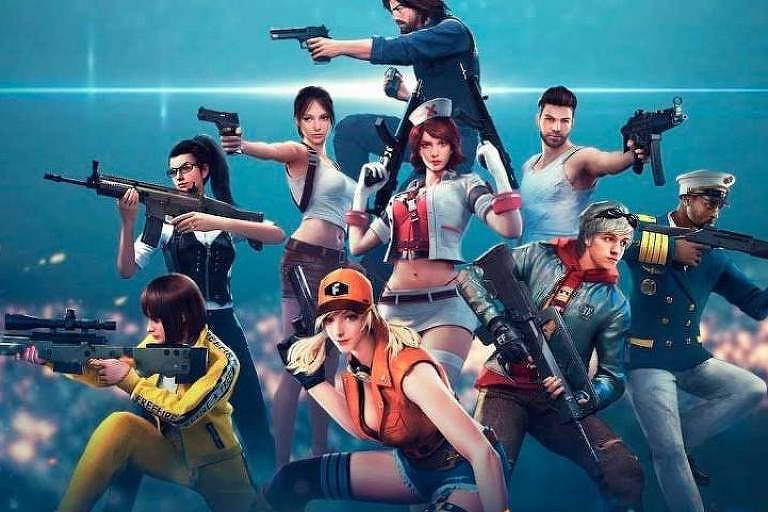 Free fire é um jogo eletrônico de ação e aventura