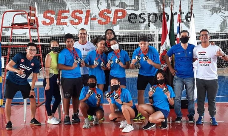 Equipe de badminton da Semepp/Adoar que competirá em São José do Rio Preto
