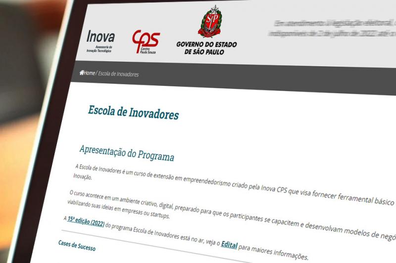 Inscrições para Escola de Inovadores foram prorrogadas até 23 de setembro