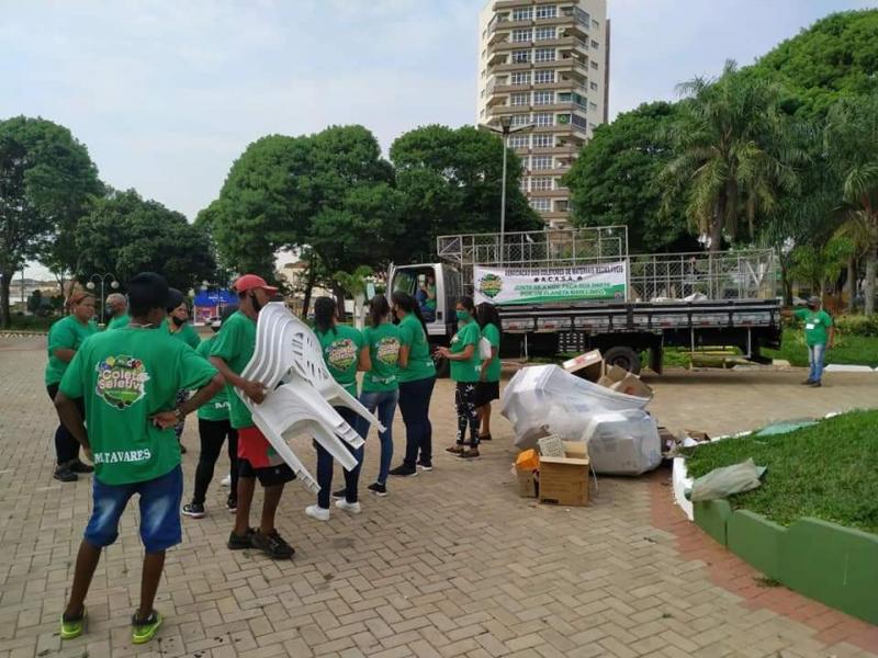 No Mutirão do Lixo Eletrônico de 2021 foram arrecadados 600 quilos de produtos