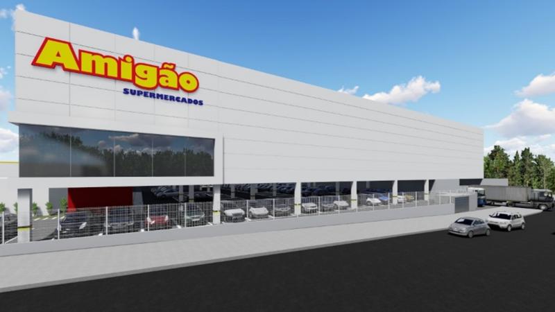 Com 7,5 mil metros de área construída, supermercado fica na Avenida Joaquim Constantino, 1.896