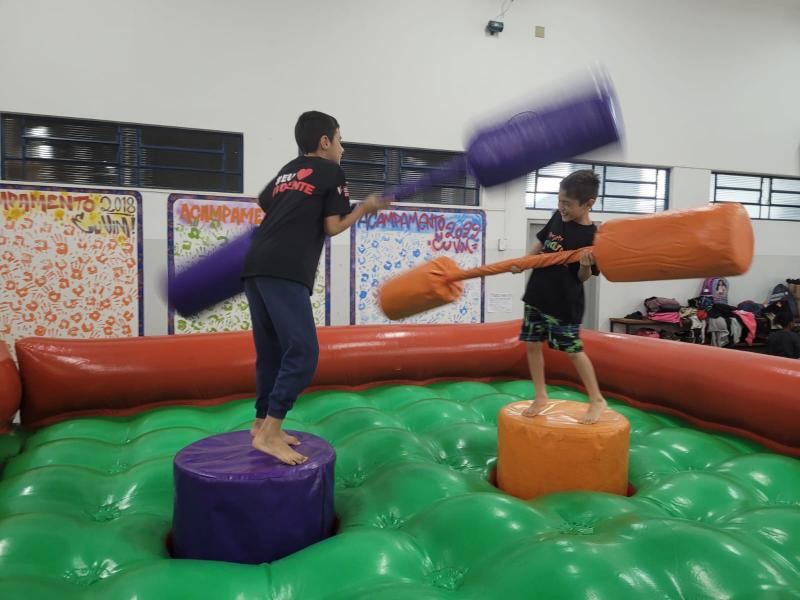 Semana conta com diversas atividades recreativas, além de brinquedos infláveis