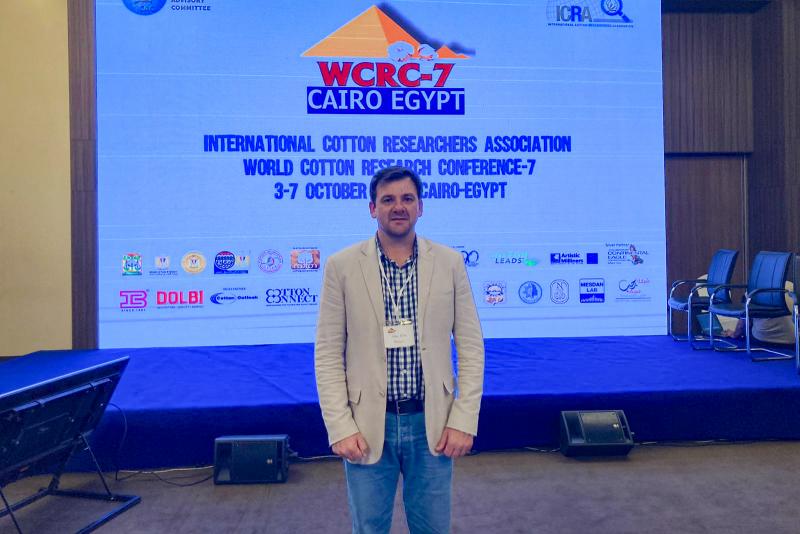 Dr. Fábio Echer: participação na 7ª Conferência Mundial de Pesquisa do Algodão, no Egito