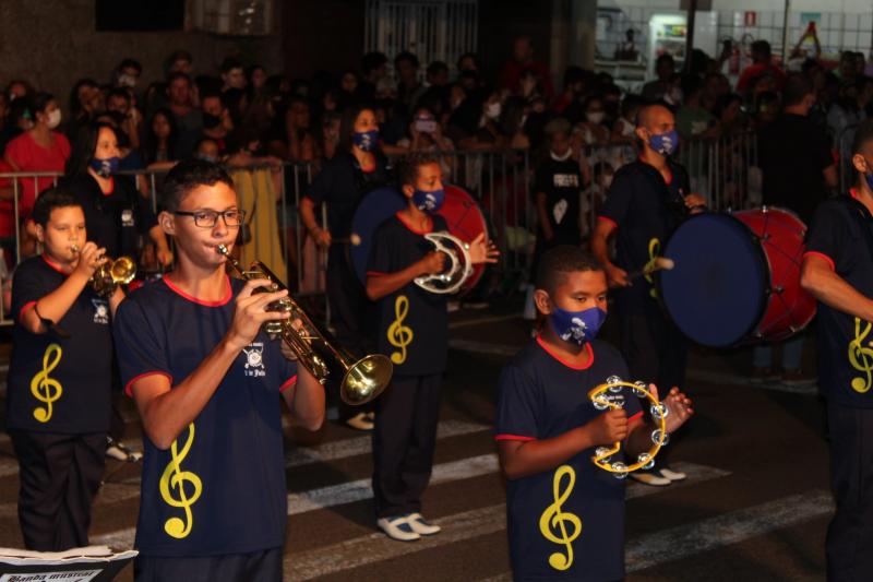 Festival de Bandas e Fanfarras no ano passado em Machado