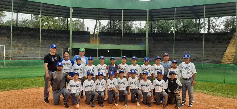 18 atletas da seleção comandada por Paulo Nakashima irão representar o Brasil no 27º Campeonato Pan-americano de Beisebol Sub-10