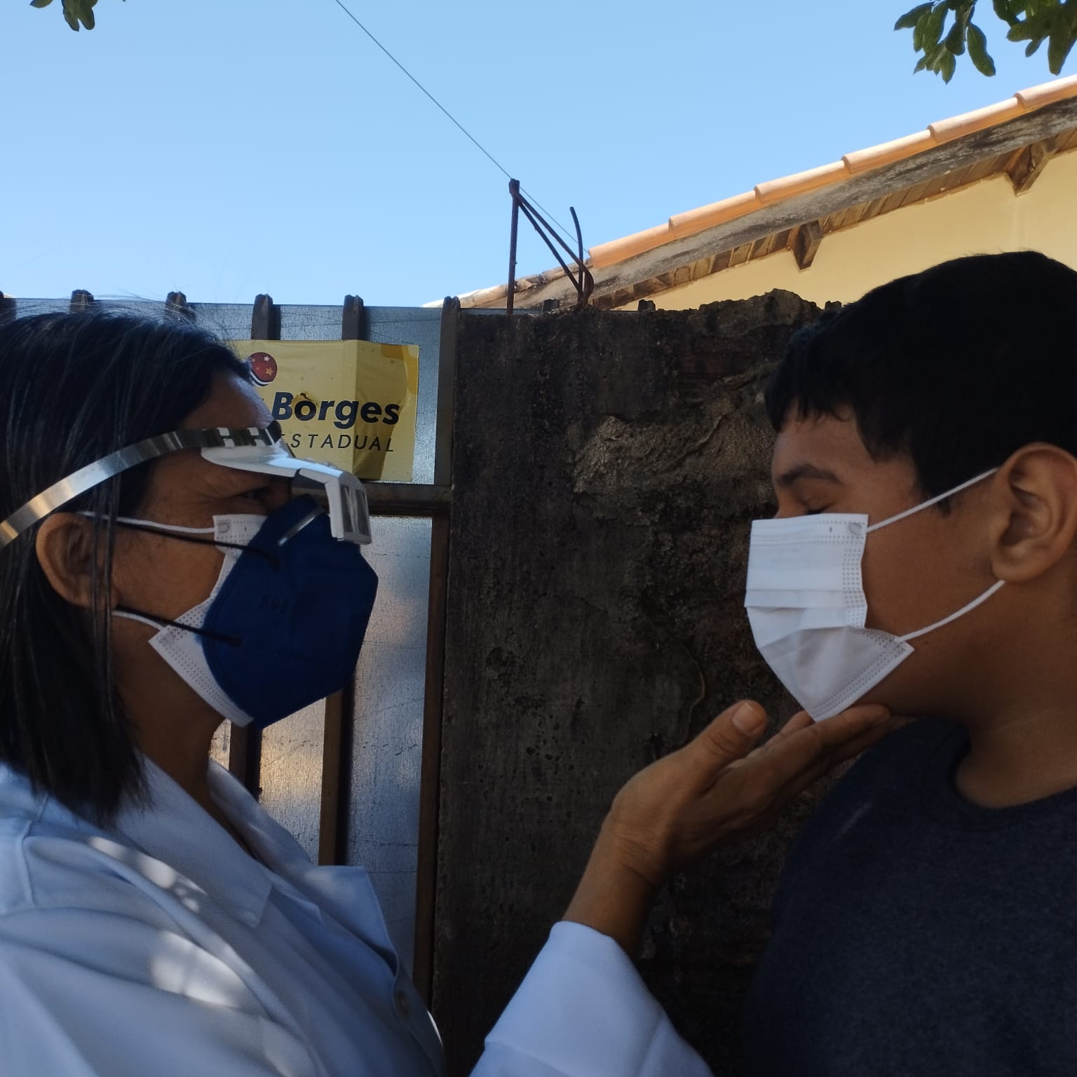 Equipe de saúde de Mirante faz exames para detectar possíveis casos de tracoma