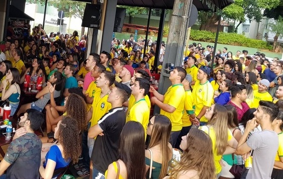 Movimentação no House Sport Bar durante jogos da Seleção na Copa da Rússia de 2018 foi intensa