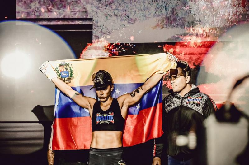 Venezuelana estreou com vitória no Fight Pro Championship com um nocaute aos 50’ do 1º round