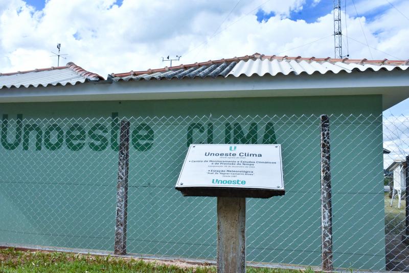 Unoeste Clima: centro de estudos e estação meteorológica no campus II, em Presidente Prudente