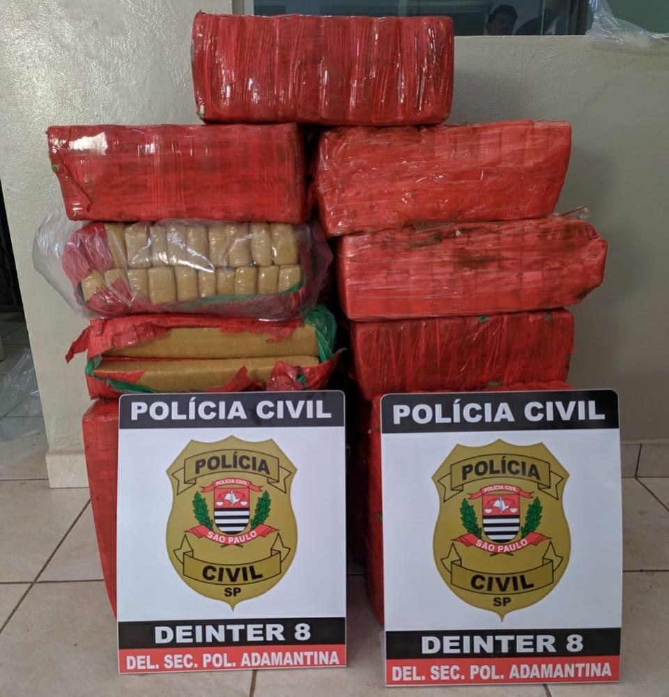 Policiais localizaram no imóvel 267 tijolos de maconha, totalizando 249,5 kg
