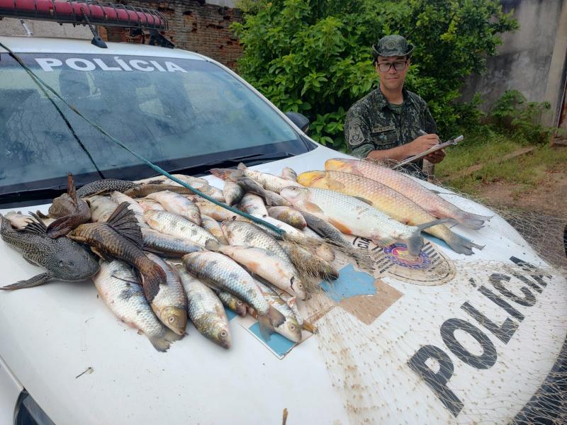 Pescado apreendido foi doado para Casa dos Velhos de Dracena