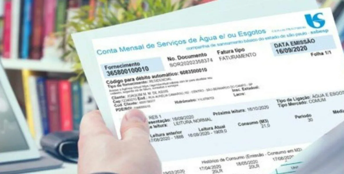 Para efetuar a negociação, é necessário levar um documento de identidade (RG), CPF e uma conta de água